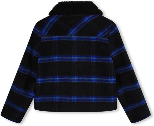 Zadig & Voltaire Kids Bomberjack met logo Blauw