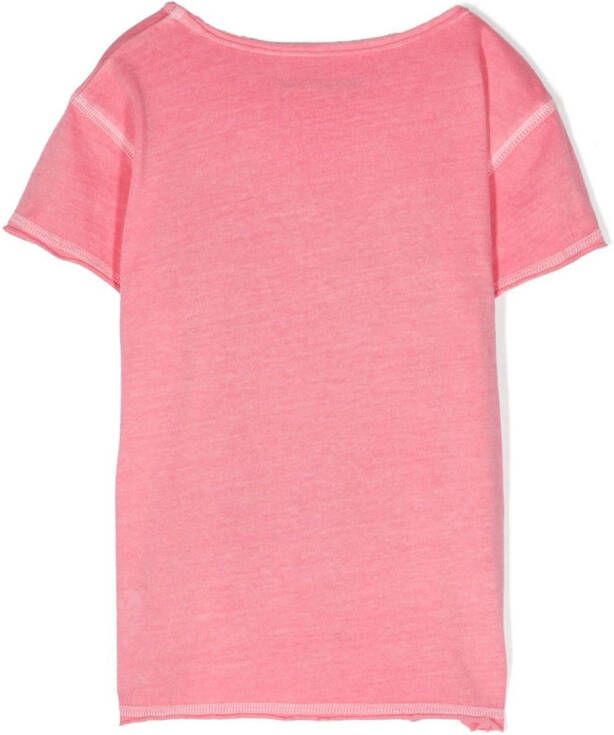 Zadig & Voltaire Kids T-shirt met print Roze