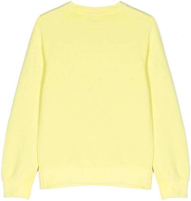 Zadig & Voltaire Kids Sweater met logoprint Geel