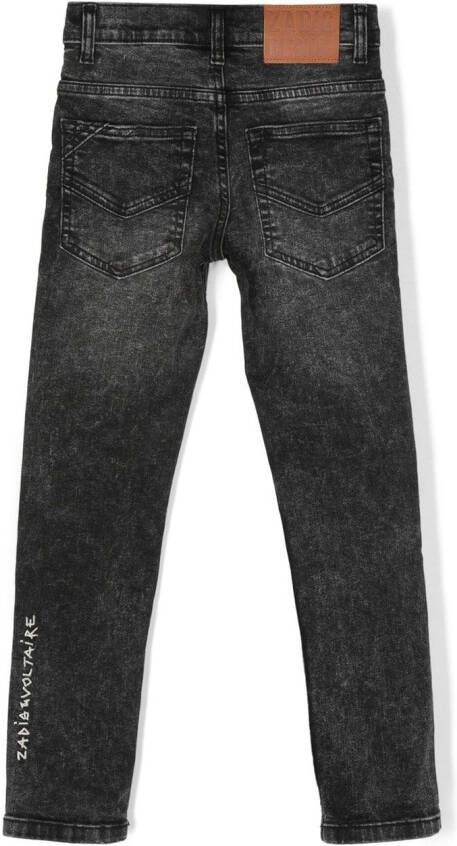 Zadig & Voltaire Kids Skinny jeans Zwart