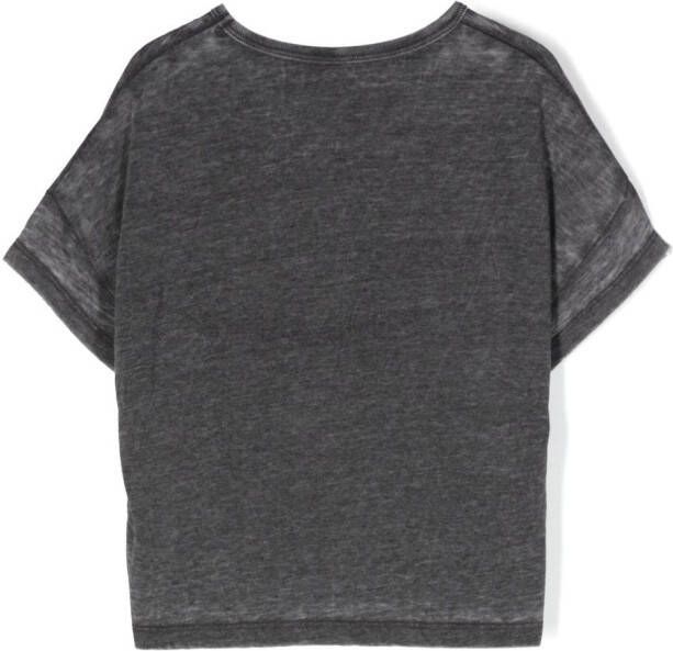 Zadig & Voltaire Kids T-shirt met grafische print Grijs