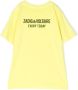 Zadig & Voltaire Kids T-shirt met logoprint Geel - Thumbnail 2