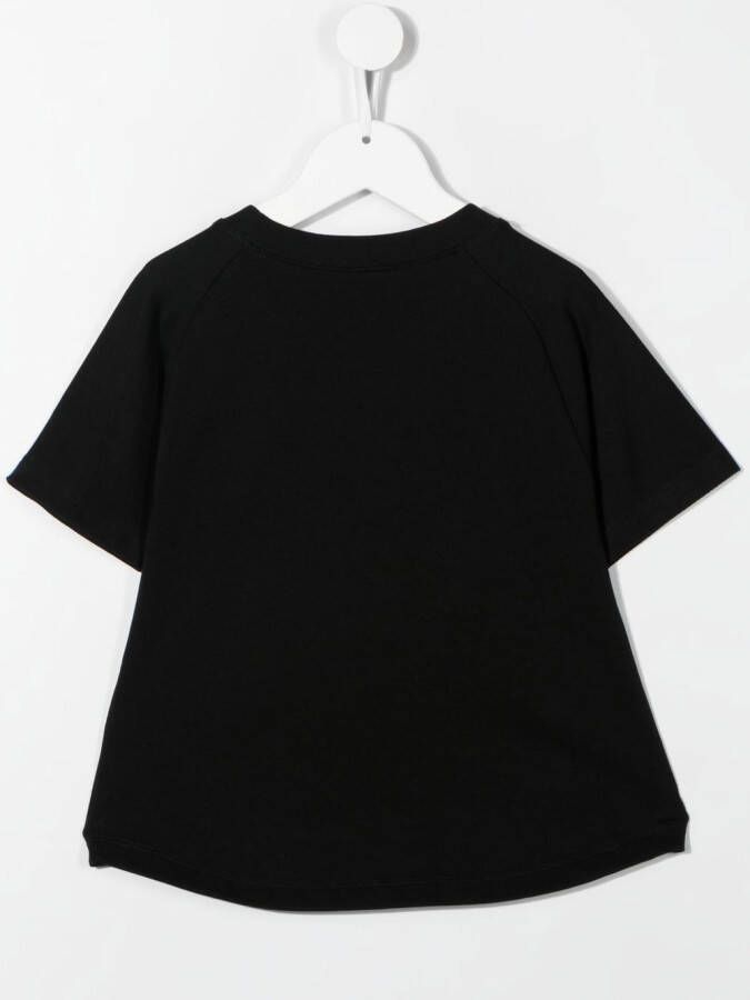Zadig & Voltaire Kids T-shirt met logoprint Zwart