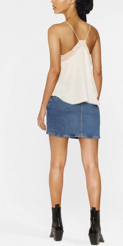 Zadig&Voltaire Zijden hemd Beige