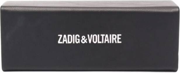 Zadig&Voltaire Zonnebril met rechthoekig montuur Roze
