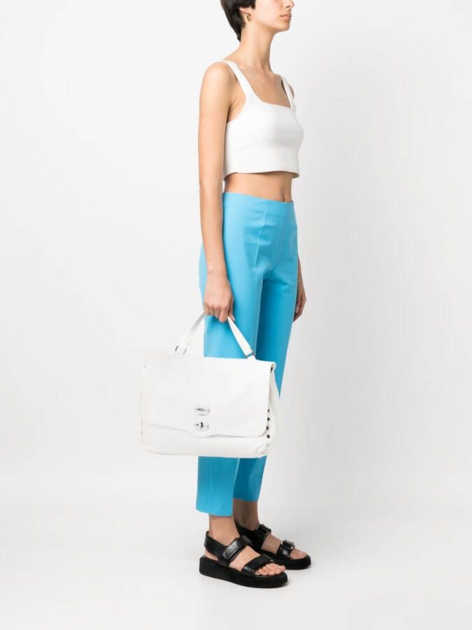 Zanellato Postina grote shopper Wit