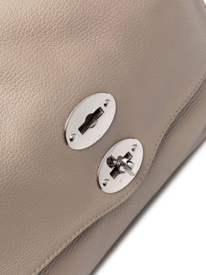 Zanellato Leren shopper Beige