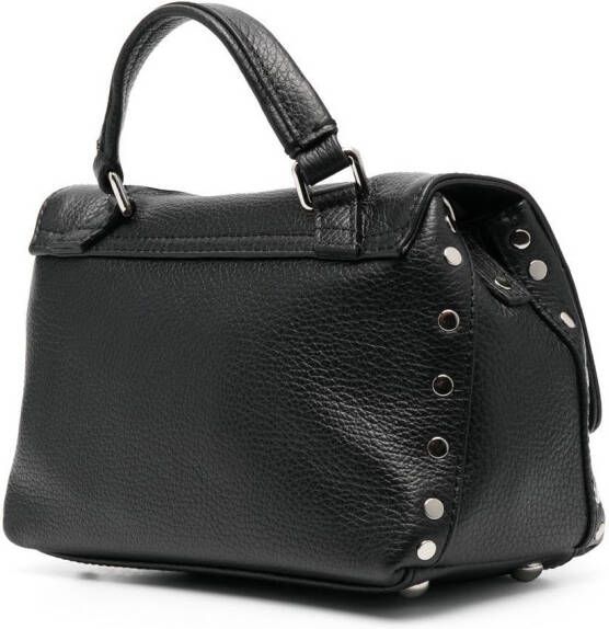 Zanellato Leren shopper Zwart