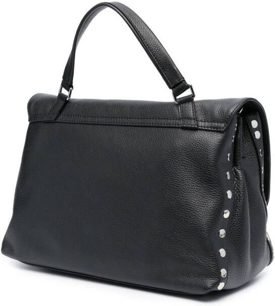 Zanellato Leren shopper Zwart