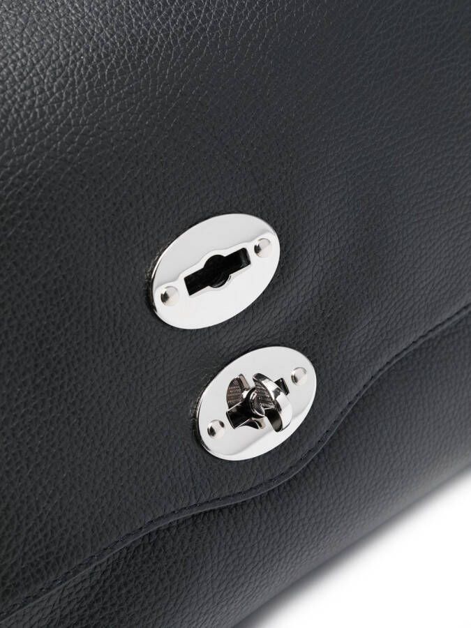 Zanellato Leren shopper Zwart