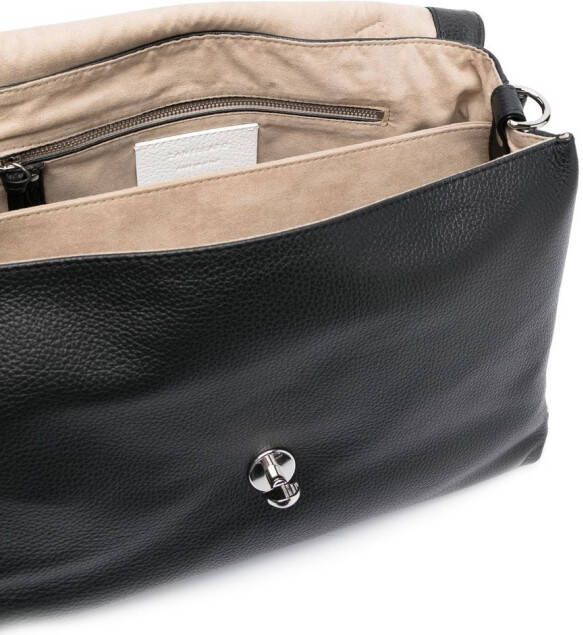 Zanellato Leren shopper Zwart