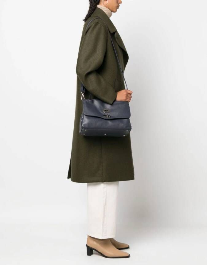 Zanellato Postina kleine shopper Blauw