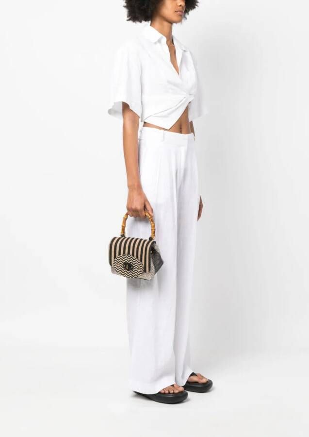 Zanellato Postina leren shopper Zwart
