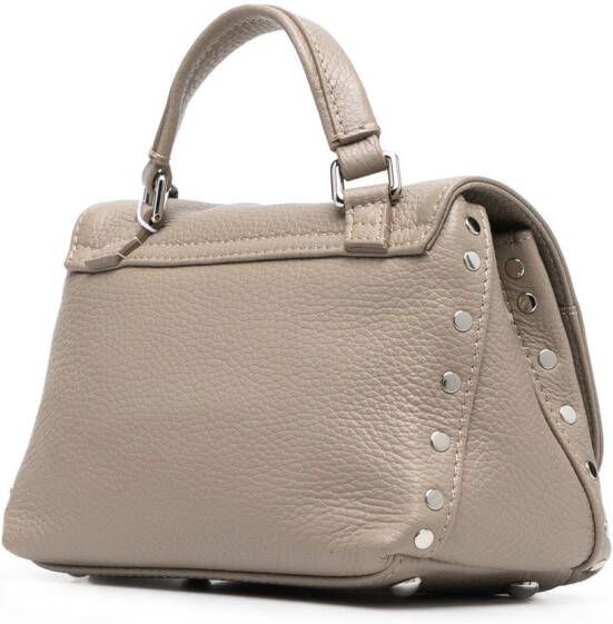 Zanellato Postina leren shopper Beige