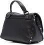 Zanellato Postina leren shopper Zwart - Thumbnail 4