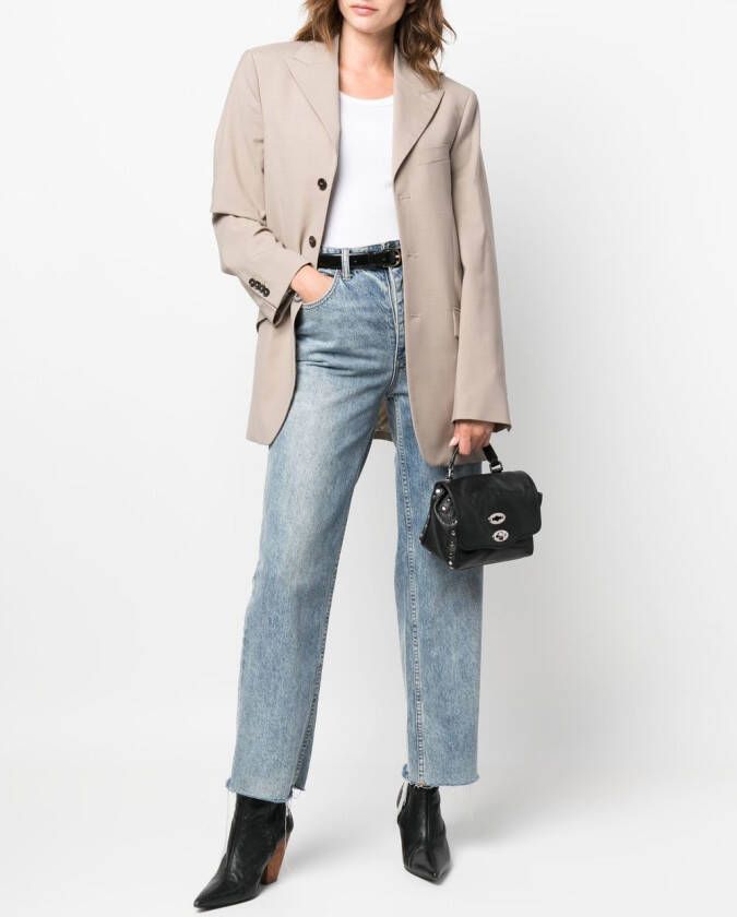 Zanellato Shopper met handgreep Zwart