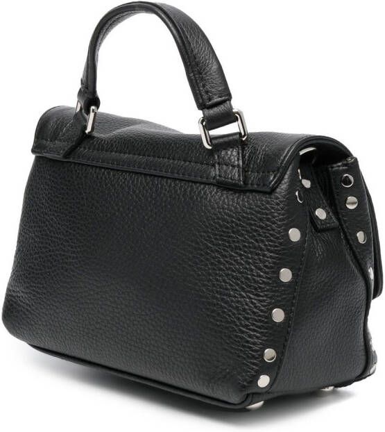 Zanellato Shopper met studs Zwart