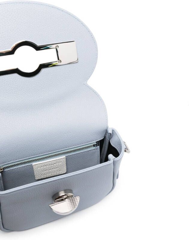 Zanellato Tina Daily leren schoudertas Blauw