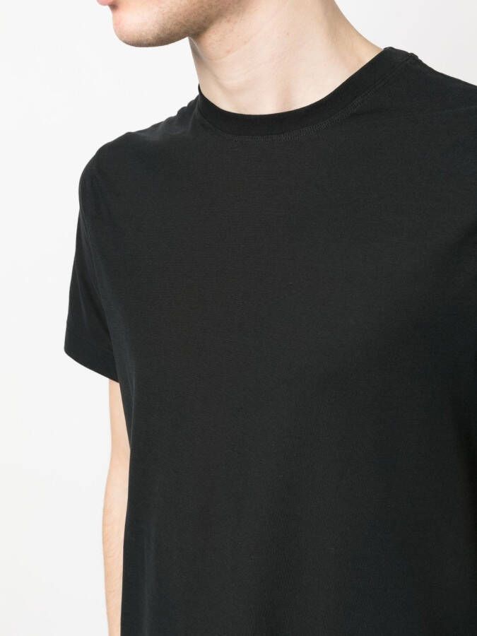 Zanone T-shirt met ronde hals Zwart