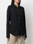 Zanone Katoenen blouse Zwart - Thumbnail 3