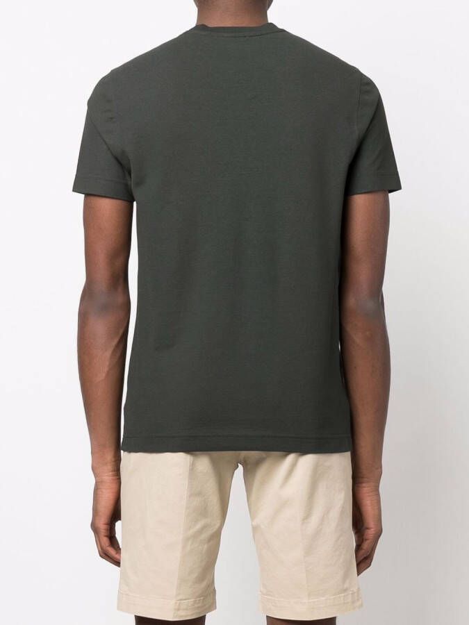 Zanone Katoenen T-shirt Groen