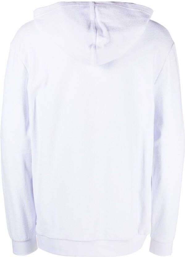 Zanone Katoenen hoodie Wit