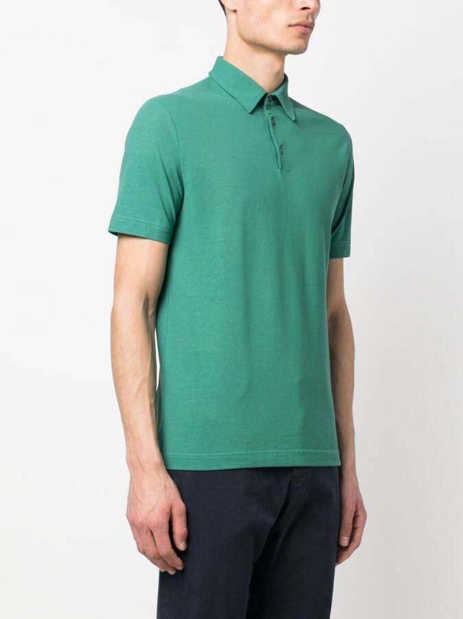 Zanone Poloshirt Groen