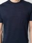 Zanone T-shirt met borstzak Blauw - Thumbnail 5