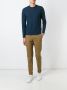 Zanone T-shirt met lange mouwen Blauw - Thumbnail 2
