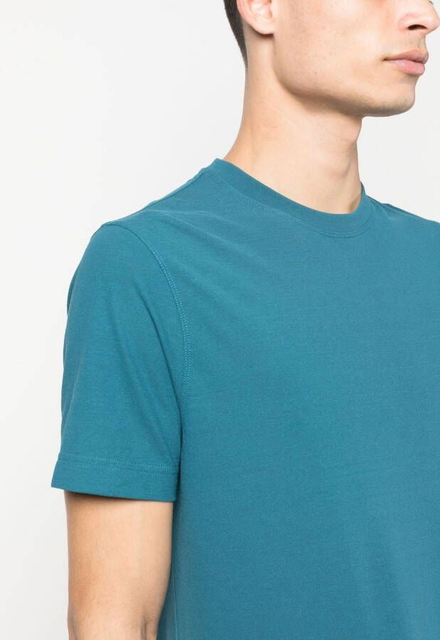 Zanone T-shirt met ronde hals Blauw