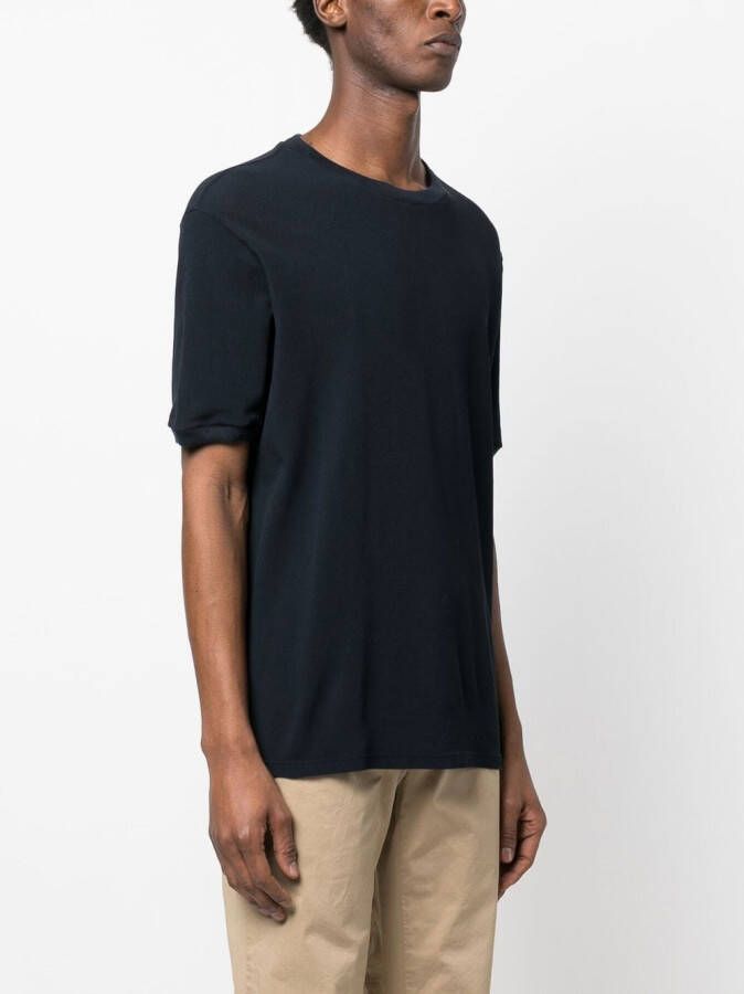 Zanone T-shirt met ronde hals Blauw