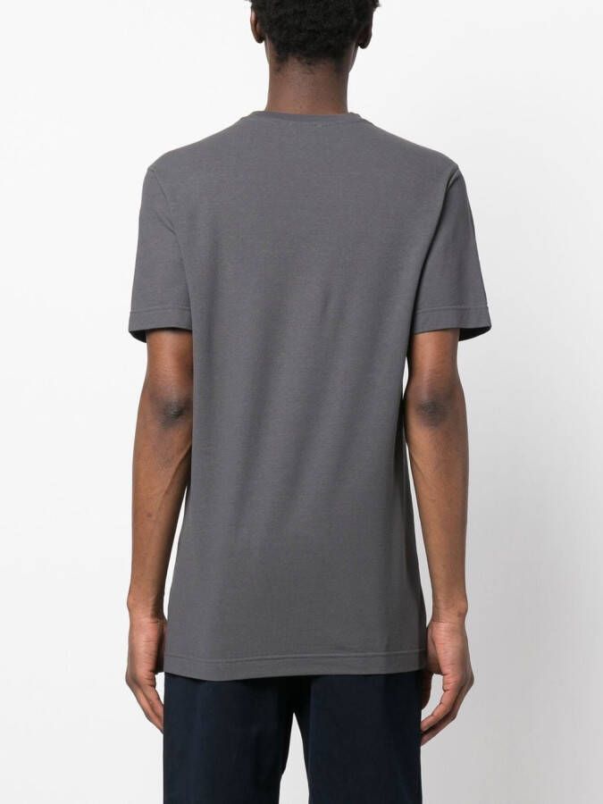 Zanone T-shirt met ronde hals Grijs