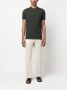 Zanone T-shirt met ronde hals Groen - Thumbnail 2
