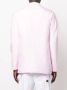 Zegna Blazer met enkele rij knopen Roze - Thumbnail 4