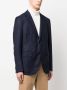 Zegna Blazer met gekerfde revers Blauw - Thumbnail 3
