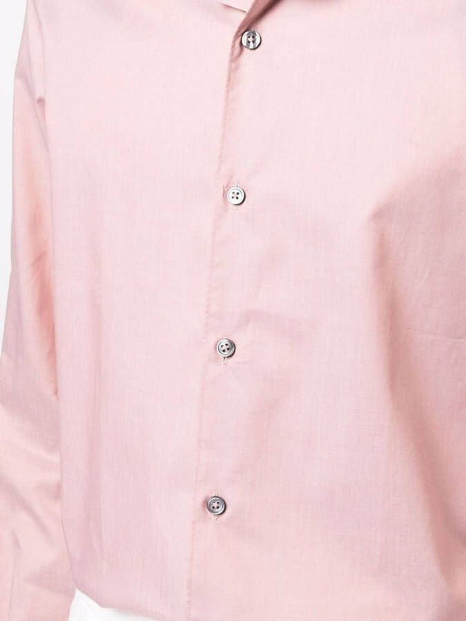 Zegna Button-down overhemd Roze