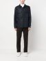 Zegna Linnen shirtjack Blauw - Thumbnail 2