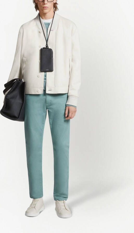 Zegna Kasjmier trui Groen