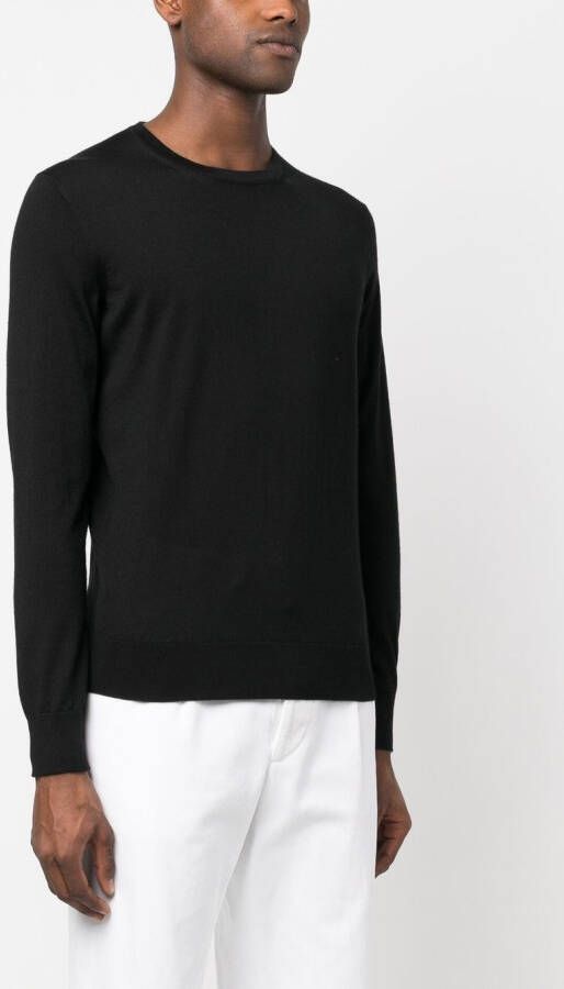 Zegna Trui met ronde hals Zwart