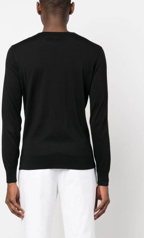 Zegna Trui met ronde hals Zwart