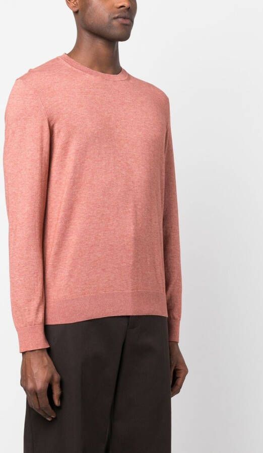 Zegna Fijngebreide sweater Roze