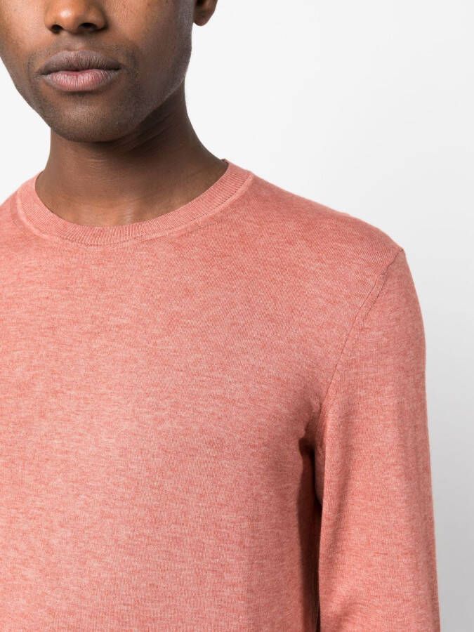 Zegna Fijngebreide sweater Roze