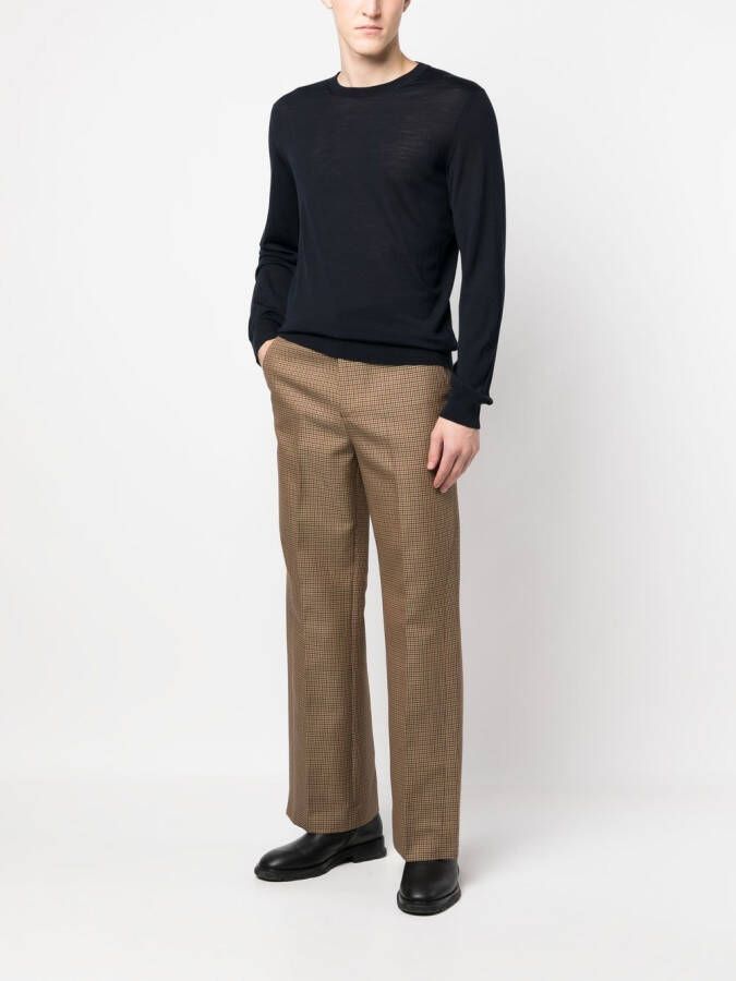 Zegna Fijngebreide trui Blauw