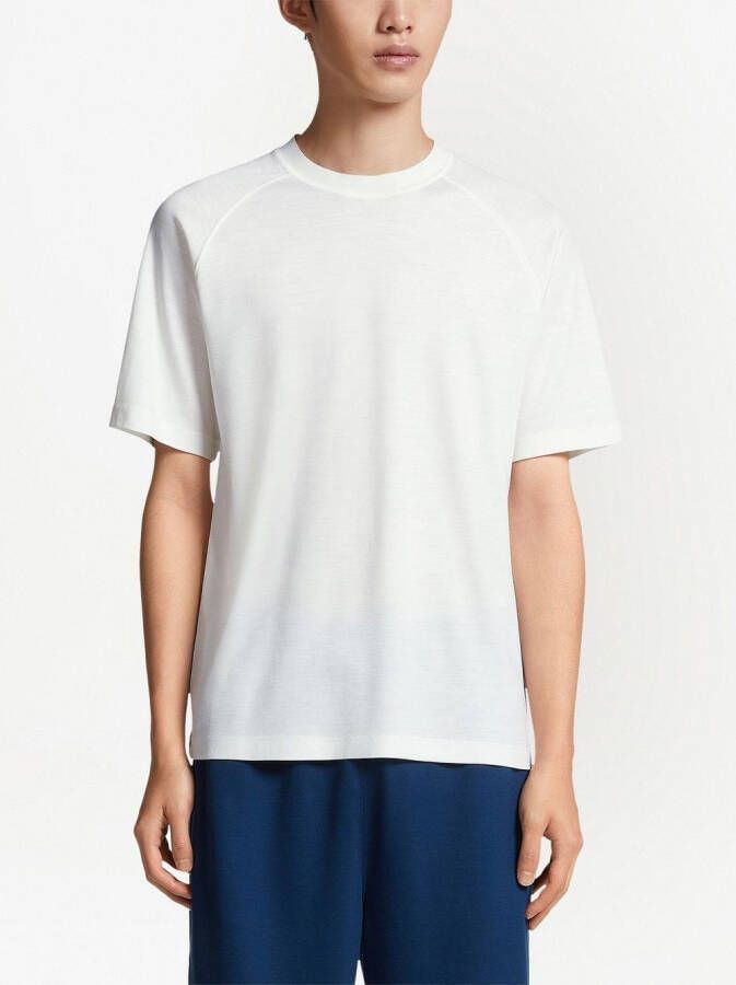 Zegna Gebreid T-shirt Wit