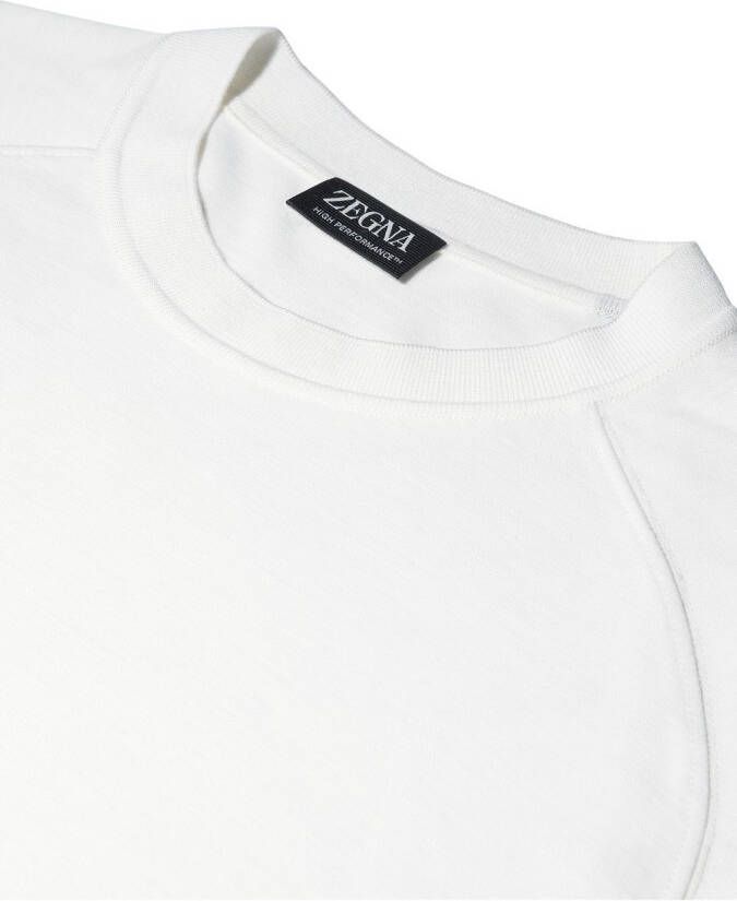 Zegna Gebreid T-shirt Wit
