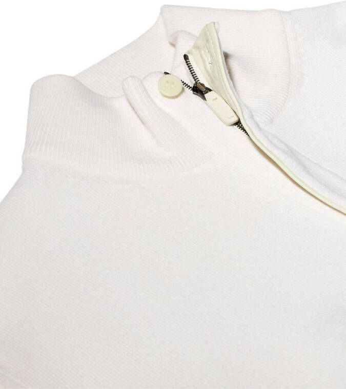 Zegna Trui met halve rits Wit