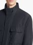 Zegna Jack met hoge hals Blauw - Thumbnail 5