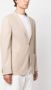 Zegna Jack met enkele rij knopen Beige - Thumbnail 3