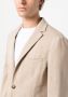 Zegna Jack met enkele rij knopen Beige - Thumbnail 5