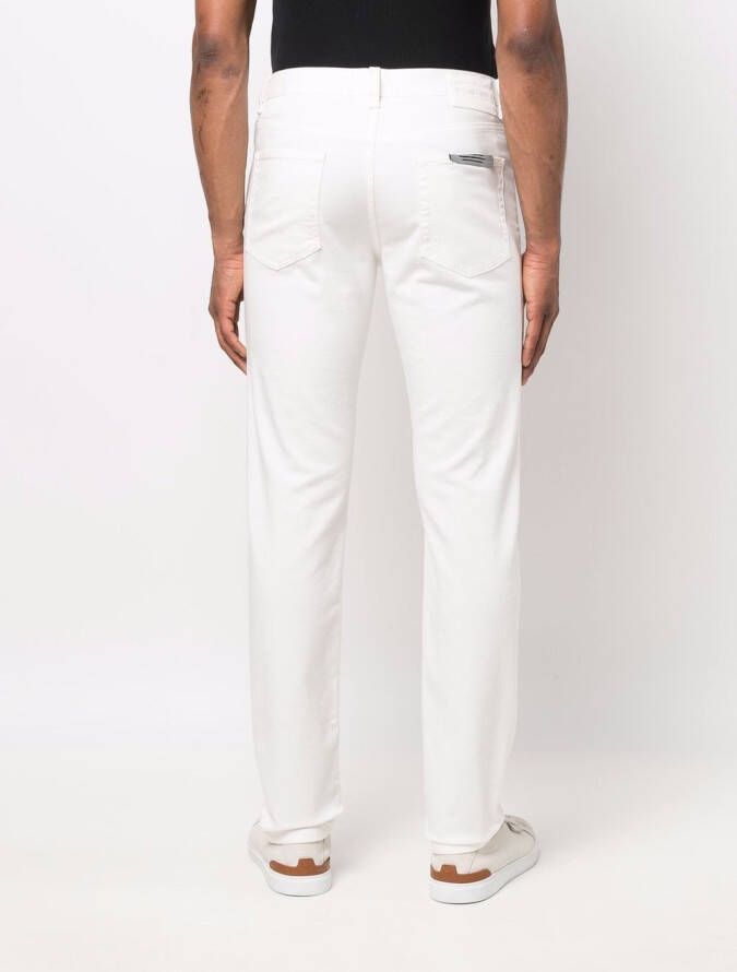 Zegna Jeans met toelopende pijpen Wit